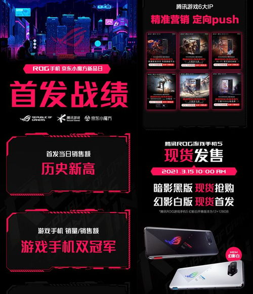 ROG游戲手機5首發(fā)創(chuàng)新高，172萬玩家期待幻影白開售，手機軟件開發(fā)與銷售助力
